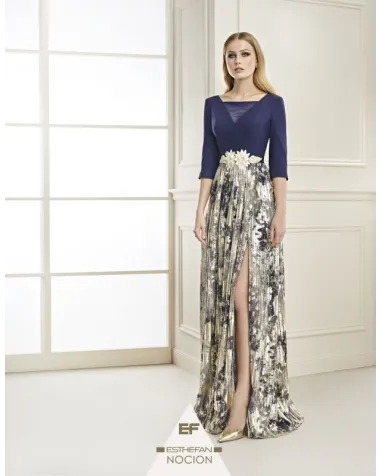 Vestido Largo Falda Lurex Esthefan | Jayme Shop