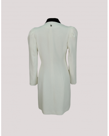 Vestido Corto Con Cuello Smoking Laura Bernal | Jayme Shop