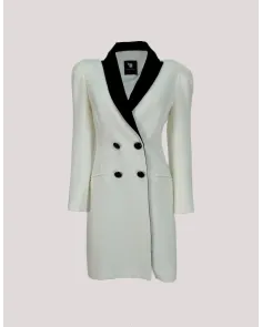 Vestido Corto Con Cuello Smoking Laura Bernal | Jayme Shop 2