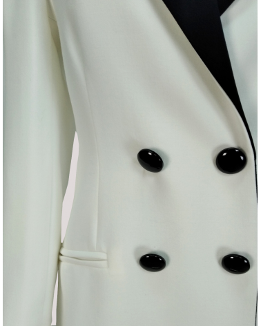 Vestido Corto Con Cuello Smoking Laura Bernal | Jayme Shop