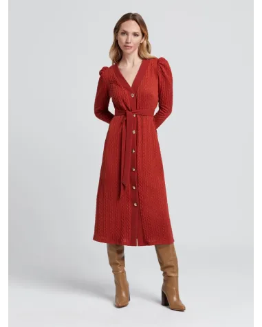 Vestido de Punto Camisero Laura Bernal | Jayme Shop