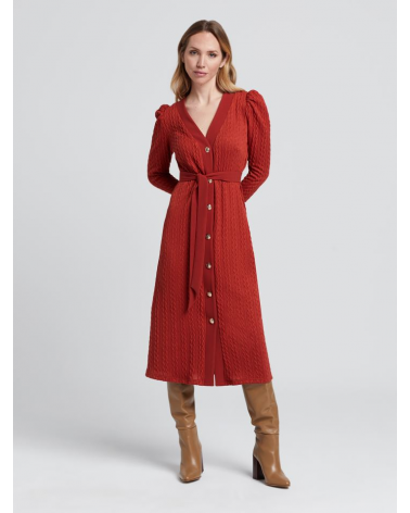 Vestido de Punto Camisero Laura Bernal | Jayme Shop