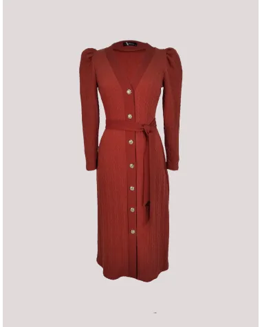 Vestido de Punto Camisero Laura Bernal | Jayme Shop