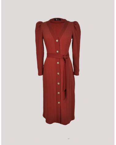 Vestido de Punto Camisero Laura Bernal | Jayme Shop