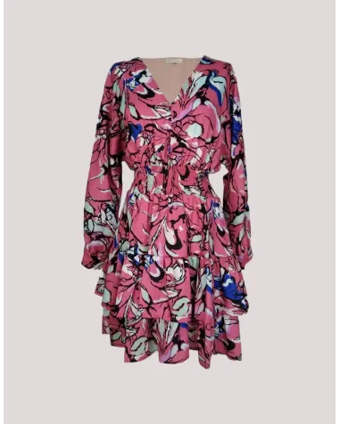 Vestido Corto Estampado Mironcé | Jayme Shop