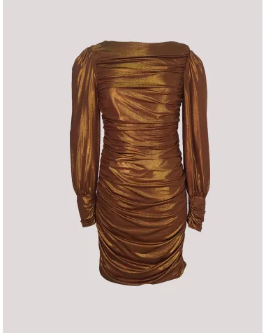 Vestido Corto Drapeado Mironcé | Jayme Shop