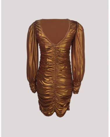 Vestido Corto Drapeado Mironcé | Jayme Shop