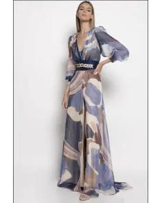 Vestido Largo Estampado Matilde Cano | Jayme Shop