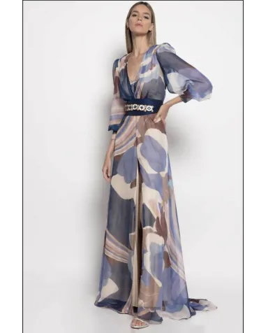 Vestido Largo Estampado Matilde Cano | Jayme Shop