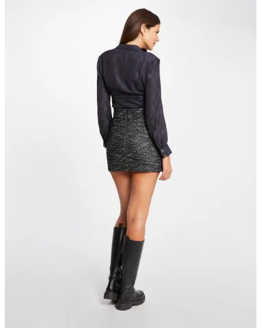 Camisa Estampada con Cuello con Muescas Morgan | Jayme Shop