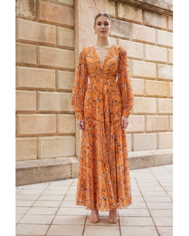 Vestido Midi Estampado Carla Ruiz | Jayme Shop