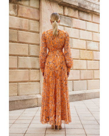 Vestido Midi Estampado Carla Ruiz | Jayme Shop