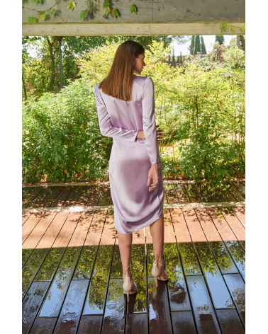 Vestido Cuello Esmoquin Lola Li | Jayme Shop