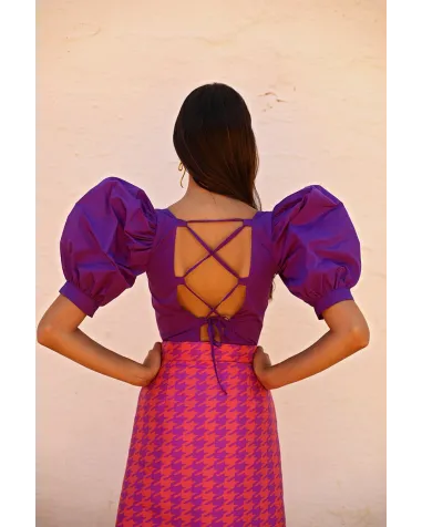 Camisa con Espalda Cruzada Panambi | Jayme Shop