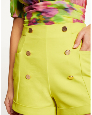 Short con Botones Pistacho Morgan | Jayme Shop