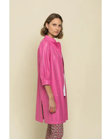 Abrigo Troqueado en Poliester Hongo| Jaymeshop