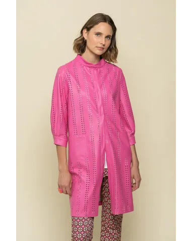 Abrigo Troqueado en Poliester Hongo| Jaymeshop