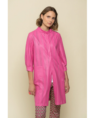 Abrigo Troqueado en Poliester Hongo| Jaymeshop