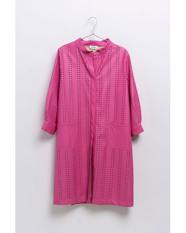 Abrigo Troqueado en Poliester Hongo| Jaymeshop