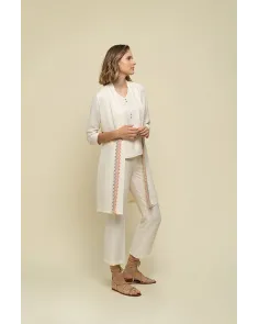 Cardigan con cinta tricolor Hongo | Jaymeshop 2