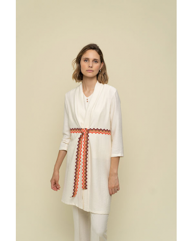 Cardigan con cinta tricolor Hongo | Jaymeshop