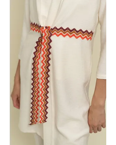 Cardigan con cinta tricolor Hongo | Jaymeshop