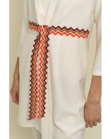 Cardigan con cinta tricolor Hongo | Jaymeshop