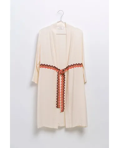 Cardigan con cinta tricolor Hongo | Jaymeshop