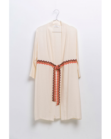 Cardigan con cinta tricolor Hongo | Jaymeshop