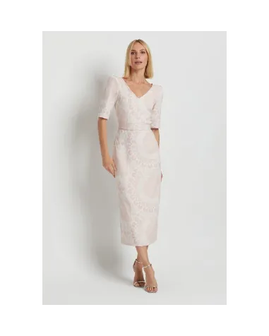 Vestido Midi Brocado Laura Bernal | Jayme Shop