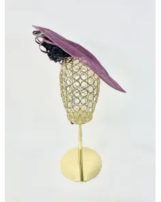 Tocado de platillo con flores | Jaymeshop