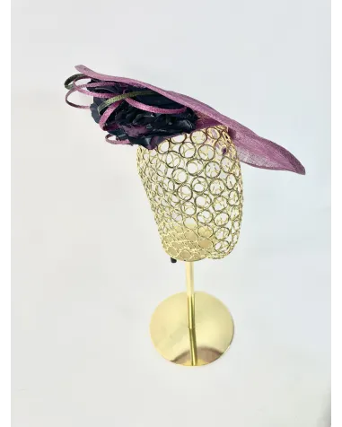 Tocado de platillo con flores | Jaymeshop