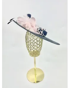 Tocado de platillo con plumas | Jaymeshop