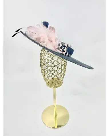 Tocado de platillo con plumas | Jaymeshop