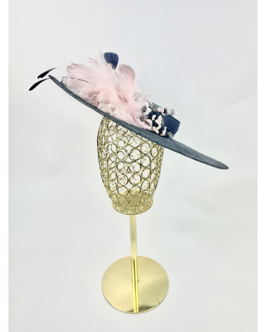 Tocado de platillo con plumas | Jaymeshop