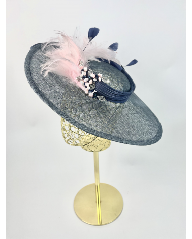 Tocado de platillo con plumas | Jaymeshop