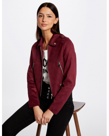 Chaqueta Efecto Antelina Morgan | Jayme Shop