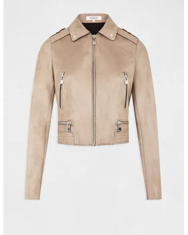 Chaqueta Efecto Antelina Morgan | Jayme Shop