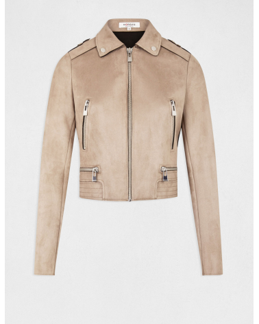 Chaqueta Efecto Antelina Morgan | Jayme Shop