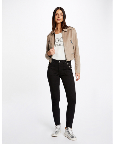 Chaqueta Efecto Antelina Morgan | Jayme Shop