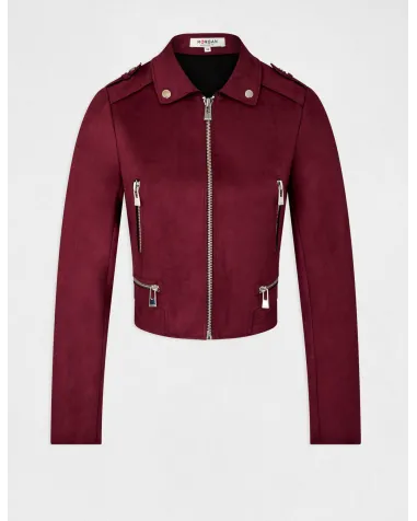 Chaqueta Efecto Antelina Morgan | Jayme Shop