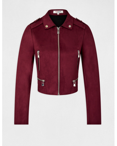 Chaqueta Efecto Antelina Morgan | Jayme Shop