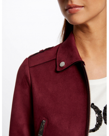 Chaqueta Efecto Antelina Morgan | Jayme Shop