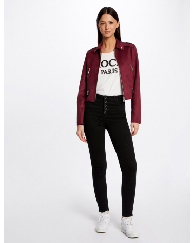 Chaqueta Efecto Antelina Morgan | Jayme Shop