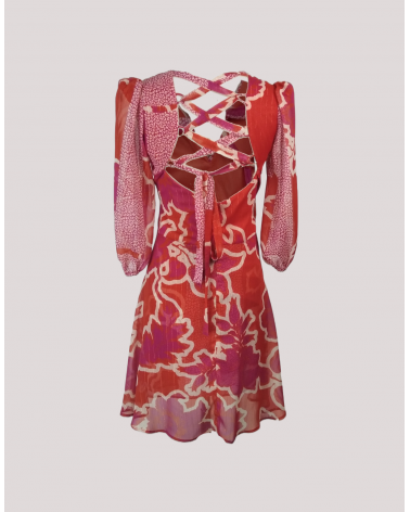 Vestido corto estampado Arggido | Jaymeshop