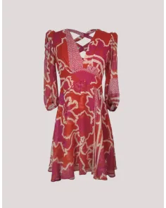 Vestido corto estampado Arggido | Jaymeshop