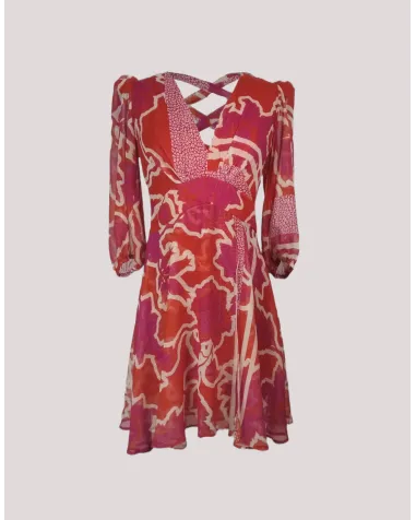 Vestido corto estampado Arggido | Jaymeshop