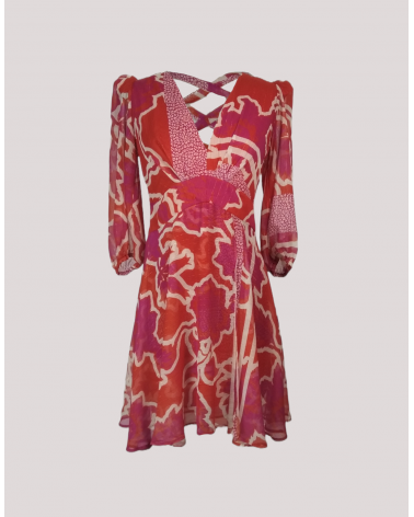 Vestido corto estampado Arggido | Jaymeshop