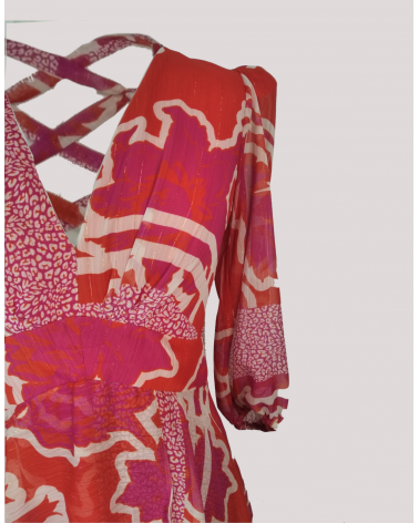 Vestido corto estampado Arggido | Jaymeshop