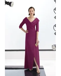 Vestido Largo Cruzado Carla Ruiz | Jayme Shop